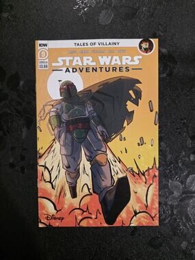 IDW Tales Of Villany Star Wars Adventures #9 Boba Fett Cover B 2021